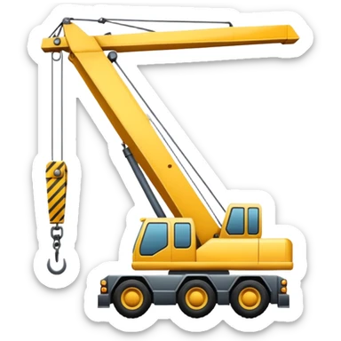 grue de chantier sticker