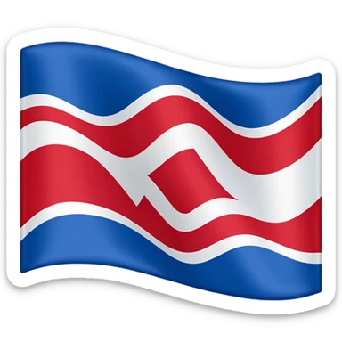 Ulster banner flag emoji for nothern irelaNd sticker