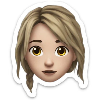 Ellie Williams from the last of us sticker