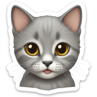 british kitten sticker