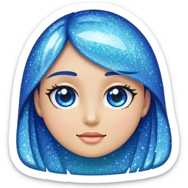 Sparkle blue 💯 sticker