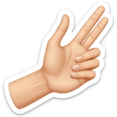 hand holding a sign "ok" sticker