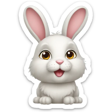 bunny sticker