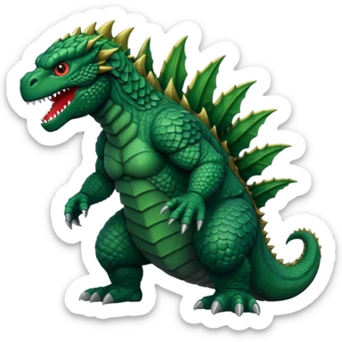 Godzilla sticker