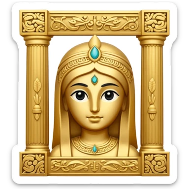 The Persian symbol of the Persepolis sticker