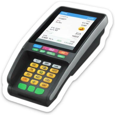 mobile payment terminal touchscreen sticker