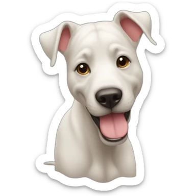 un gros avec la calvitie sticker