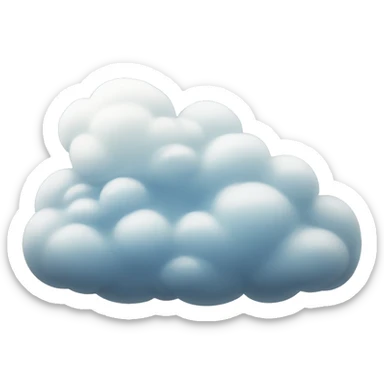 Clouds sticker