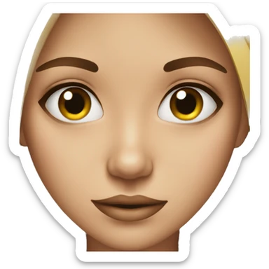 girl with dark circles sticker