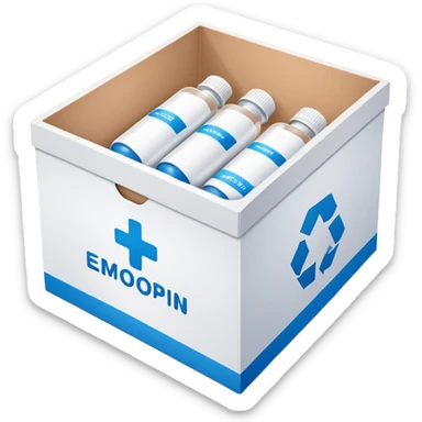 The pharmaceutical box sticker