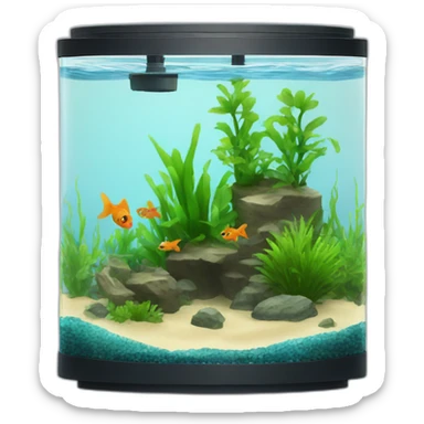planted fishtank sticker