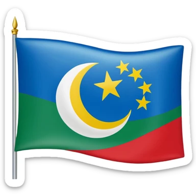 Flag Uzbekistan  sticker