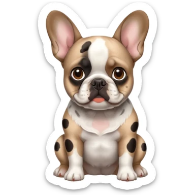 Bouledogue français merle sticker