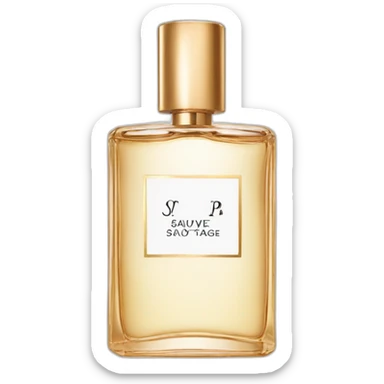 Sauvage parfume sticker