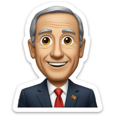 Presidente da república de Portugal, Marcelo Rebelo de Sousa sticker