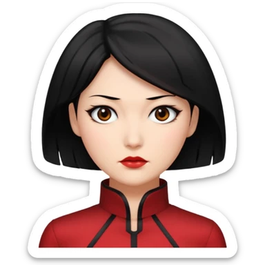 side eye ada wong sticker
