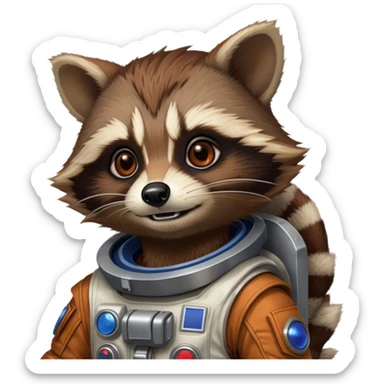 Rocket Raccoon sticker