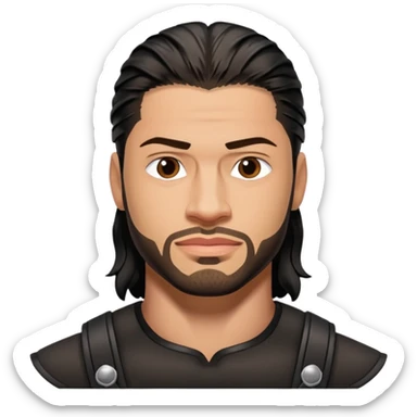 Roman reigns wearing ula fala  sticker