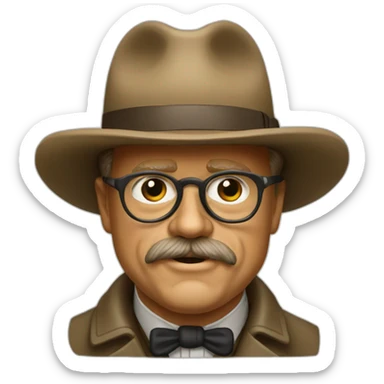 Theodore Roosevelt sticker