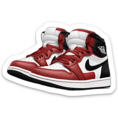 Sneaker jordan 1 chicago sticker