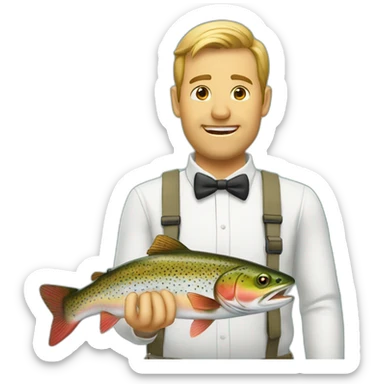 Trout who like stupid sticker