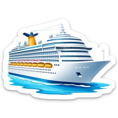 Mega cruise ship sticker