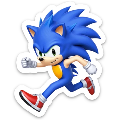 Sonic the hedgehog sticker