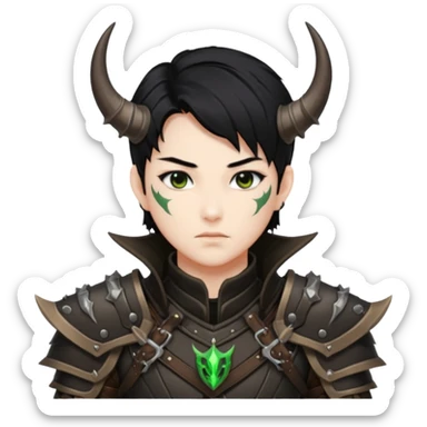 jinu from kpop demon hunters sticker