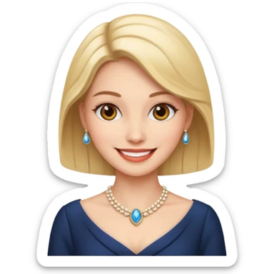 women dressed in elegant attire sticker