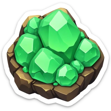 uranium ore realistic sticker