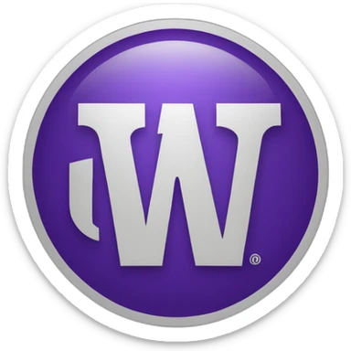 University of Washington logo sticker