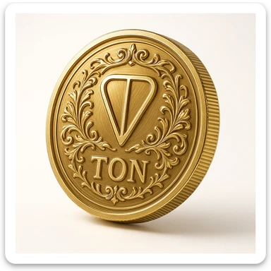 Ton coin монетка  sticker