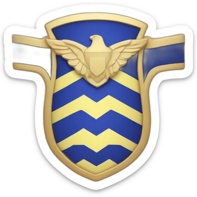 police badge chevron sticker