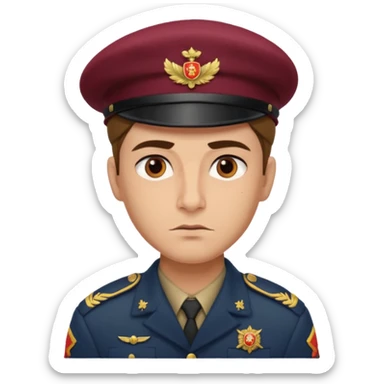 legionario del et español con mi cara  sticker