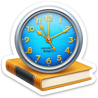 A Brief History of Time book sticker