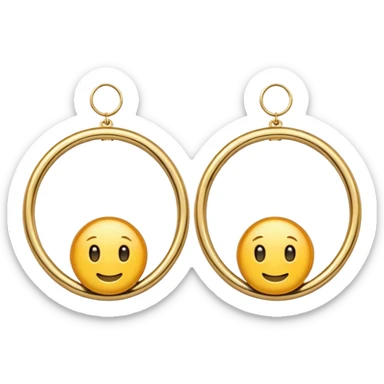 Earring Hoops sticker