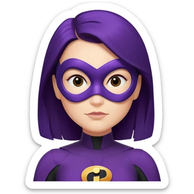 violet from incredible  sticker