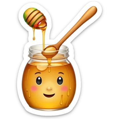 Honney Spoon Stick sticker