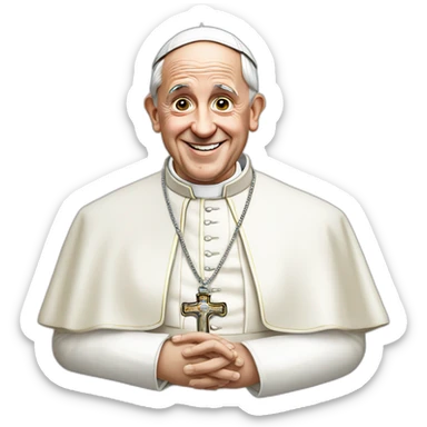 pope francis sticker