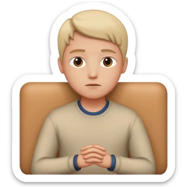 Waiting patiently sticker