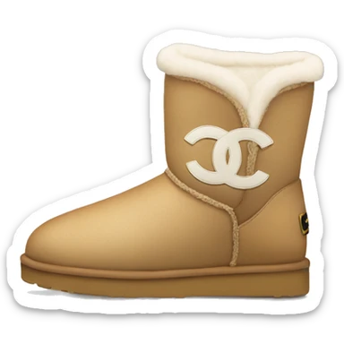 Chanel Ugg sticker
