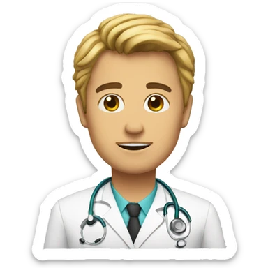 doctor say no sticker