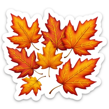 autumn sticker
