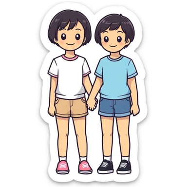 My girl with Nikki  sticker