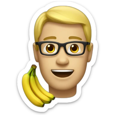 Homme banane sticker