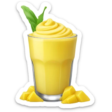 yellow smoothie sticker