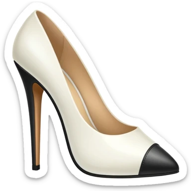 white-high-heels sticker