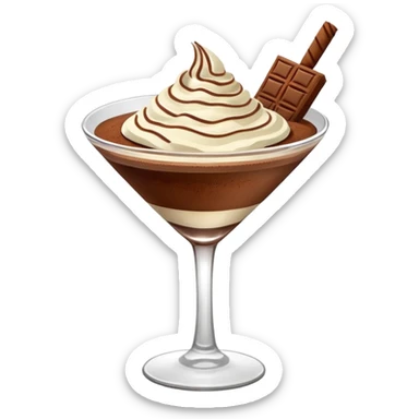 Tiramisu martini sticker