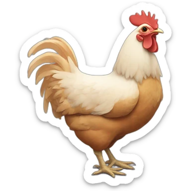 chicken jo sticker