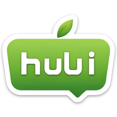 Hulu logo sticker